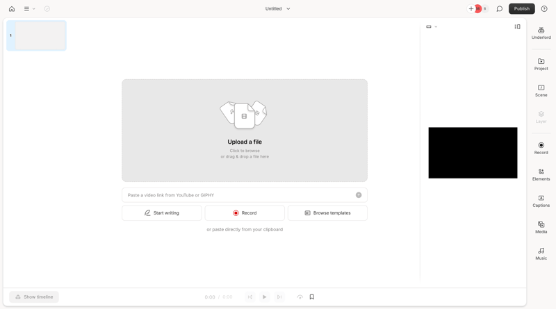 Descript
			                         ux ui design