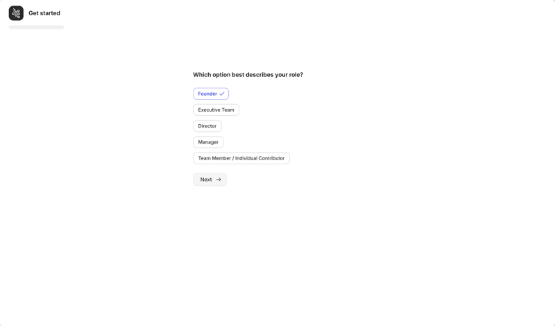 Gather screen example