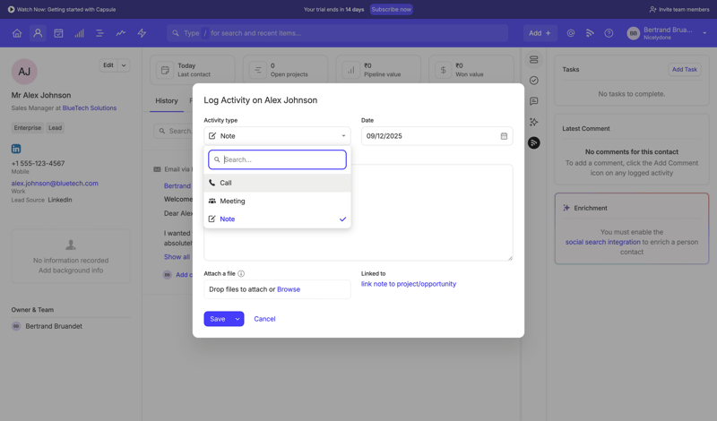 Capsule
			    ux ui design