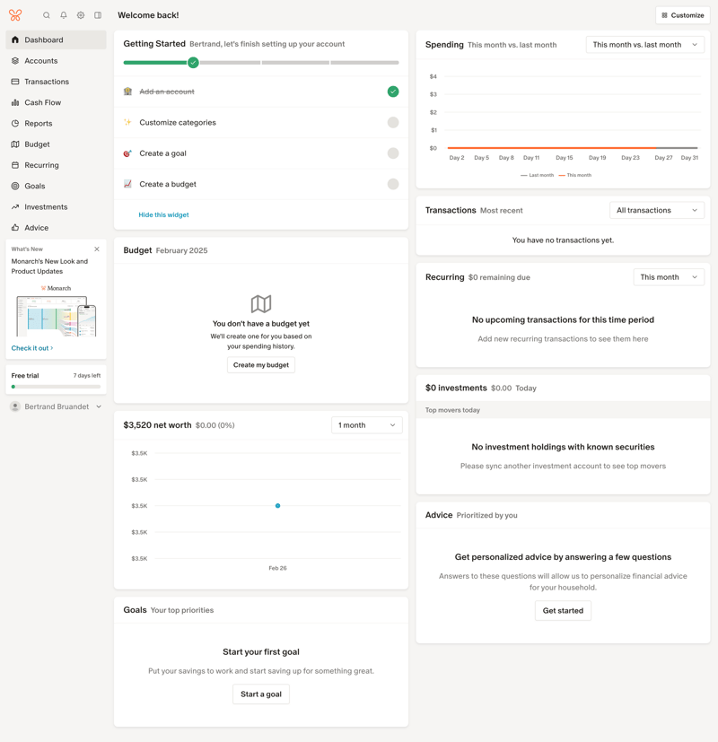 Monarch
			          ux ui design