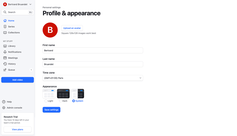 Rewatch
			        ux ui design