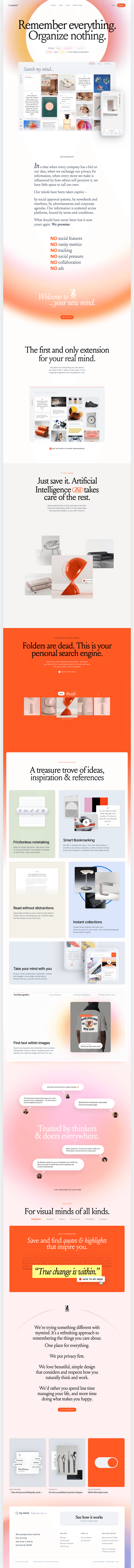 Mymind
			   ux ui design