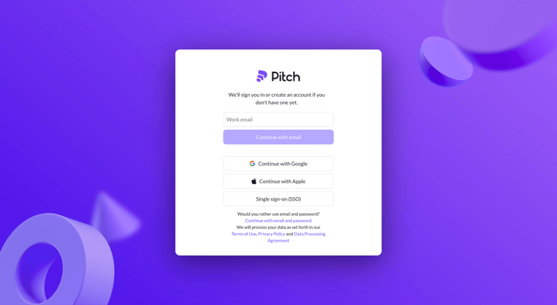 Pitch
			            ux ui design