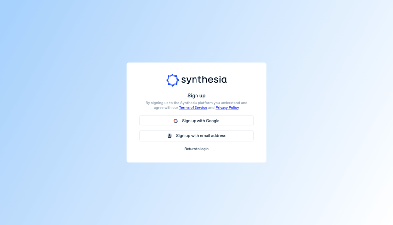 Synthesia
			       ux ui design