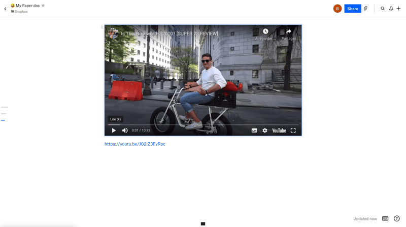 Dropbox paper
			     ux ui design