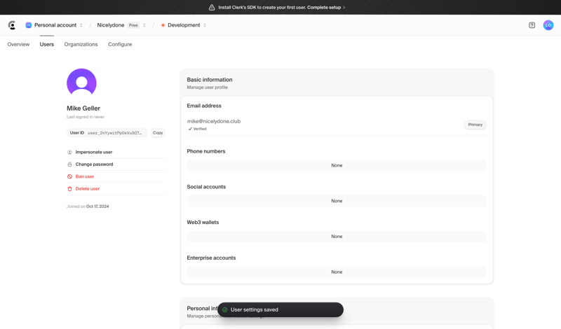 Clerk
			               ux ui design