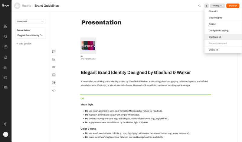 Lingo
			            ux ui design