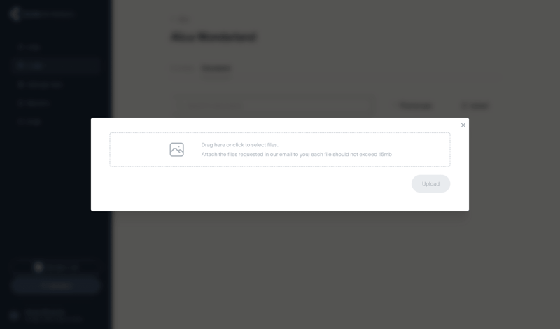Cache screen example