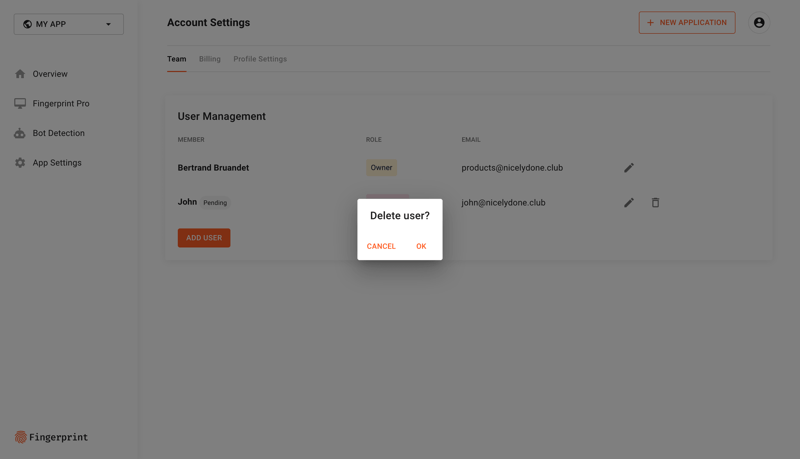 Fingerprint
			         ux ui design