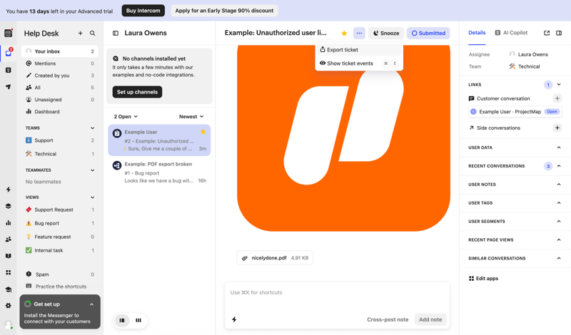 Intercom
			        ux ui design