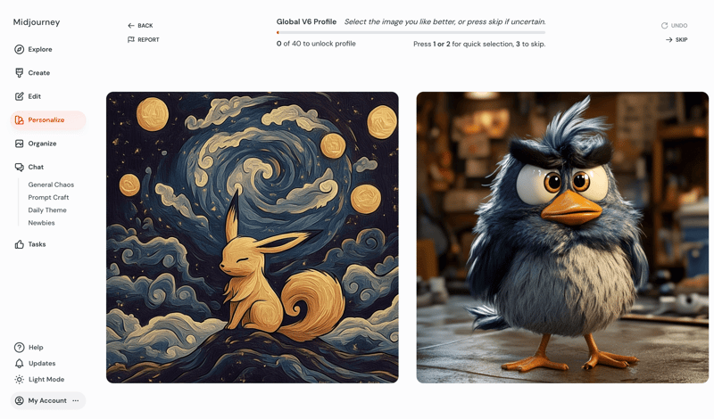 Midjourney
			     ux ui design