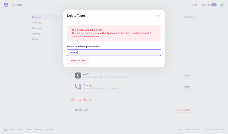 Evervault
			           ux ui design