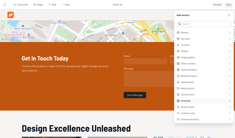 Durable screen example