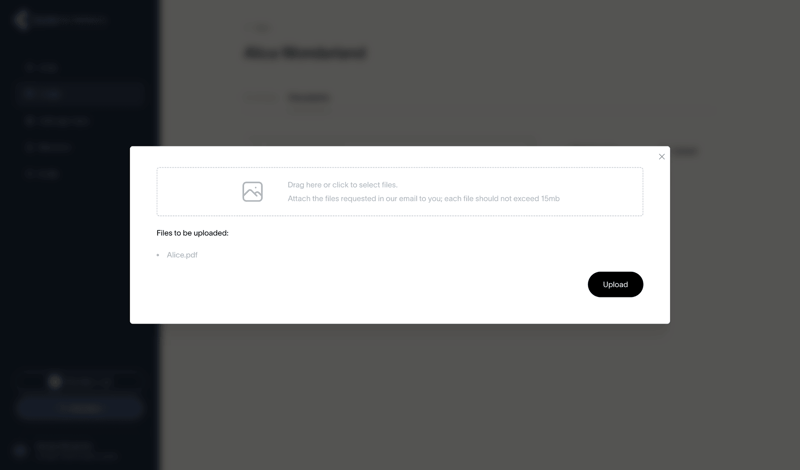 Cache screen example