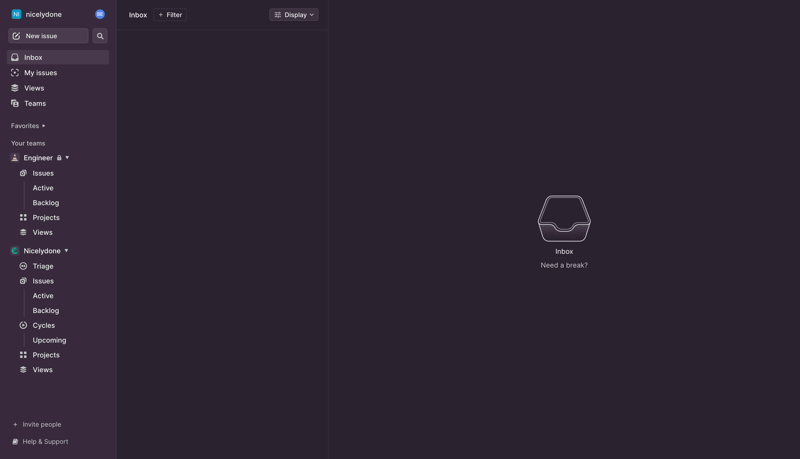 Linear
			           ux ui design