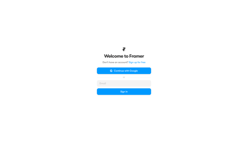 Framer
			        ux ui design