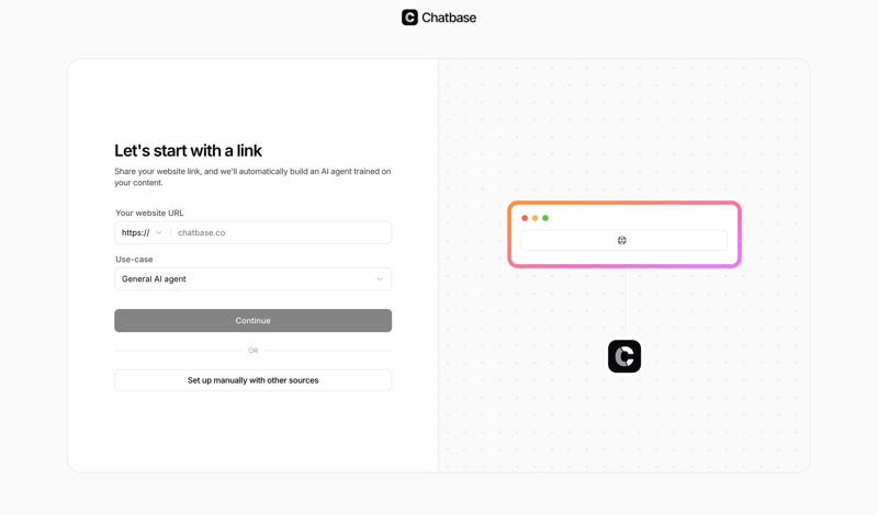 Chatbase screen example
