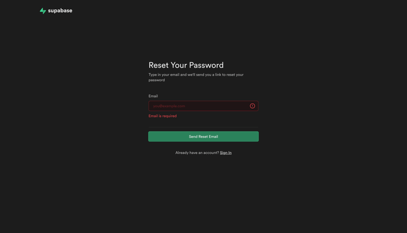 Supabase
			       ux ui design