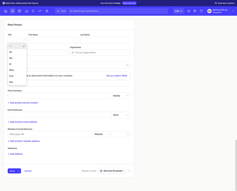 Capsule
			  ux ui design