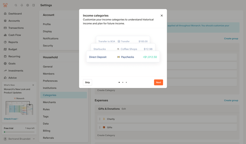 Monarch
			      ux ui design