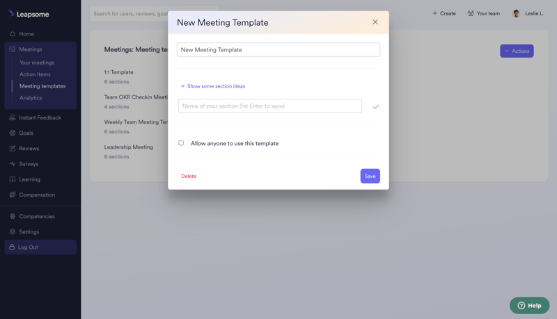 Leapsome
			        ux ui design
