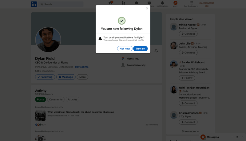 Linkedin
			    ux ui design