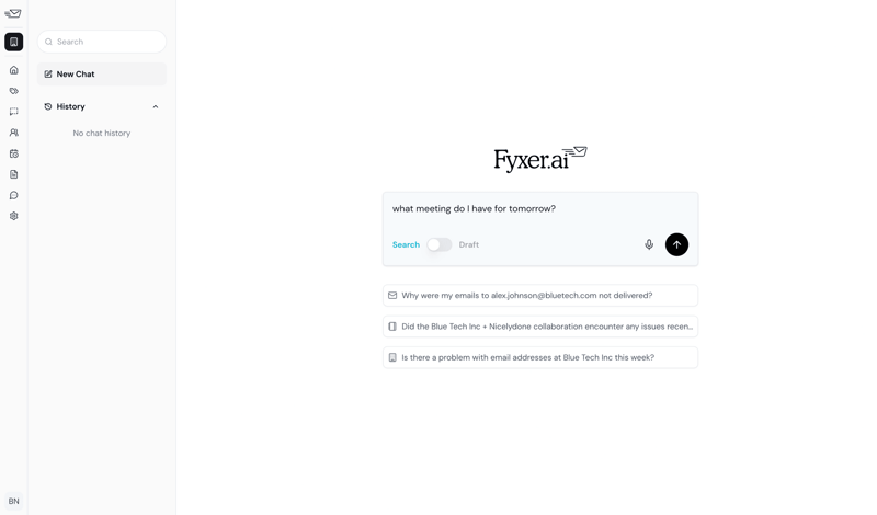 Fyxer screen example