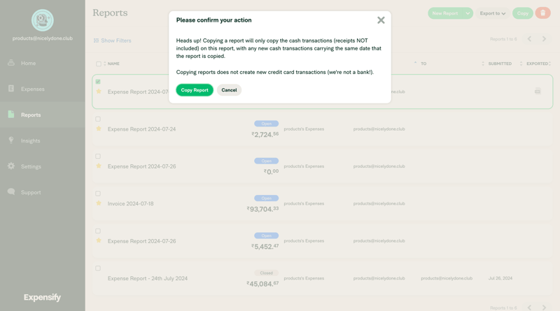 Expensify
			           ux ui design