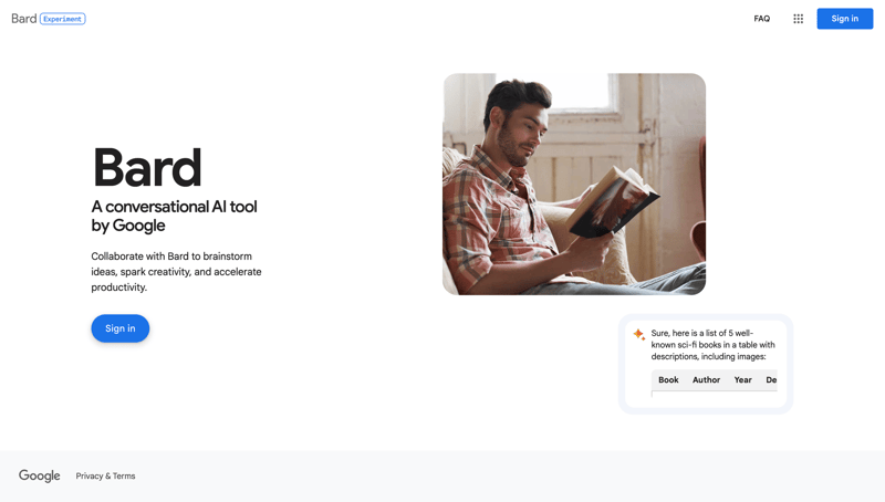 Bard
				 page example