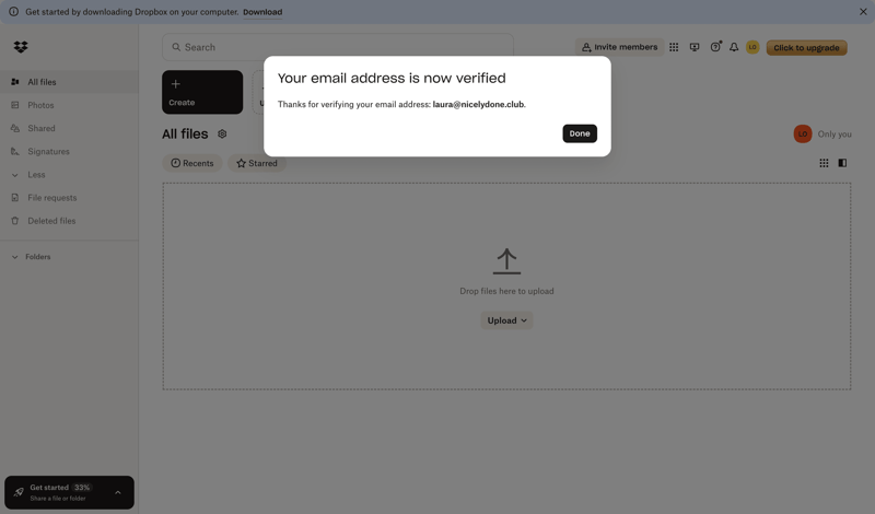 Dropbox
			                   ux ui design