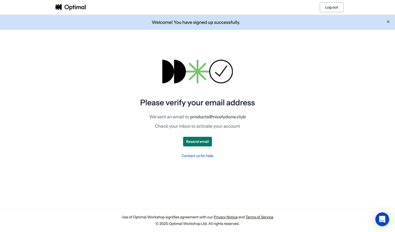 Optimal screen example
