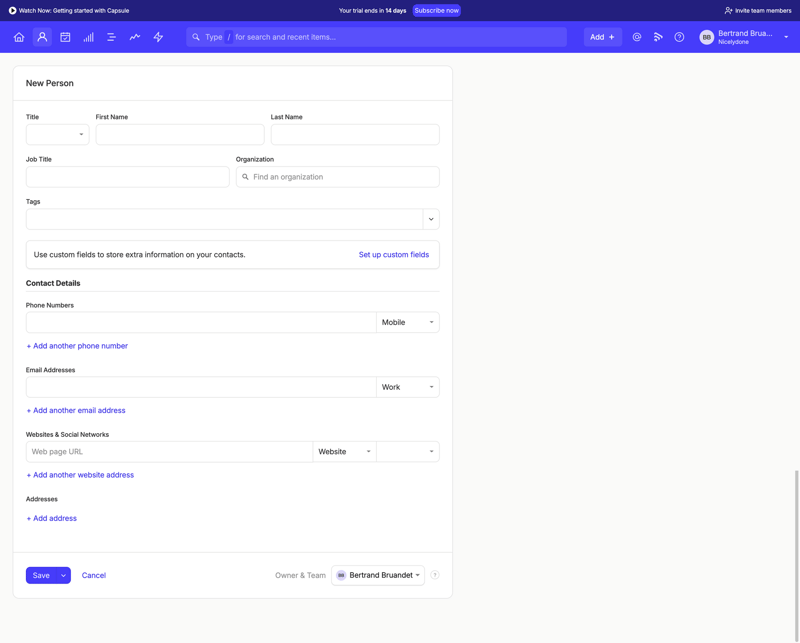 Capsule
			   ux ui design