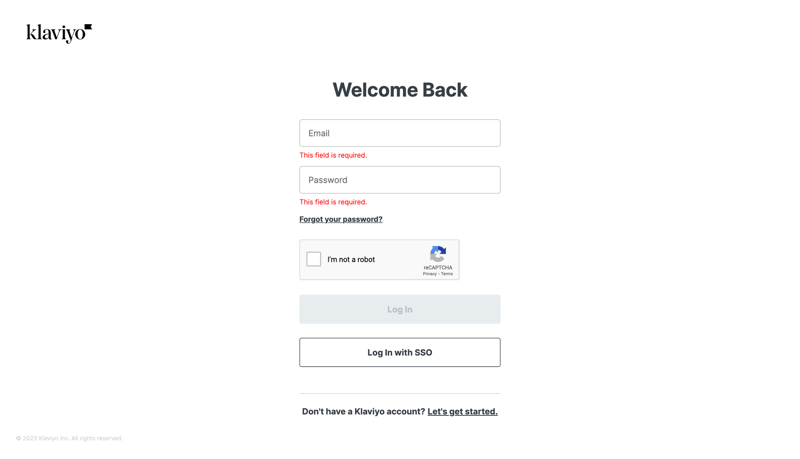Klaviyo
			        ux ui design