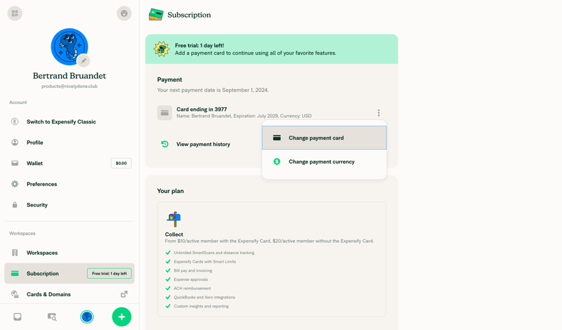 Expensify
			            ux ui design