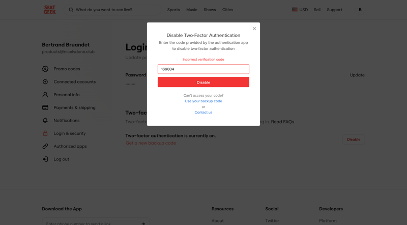 SeatGeek
			           ux ui design