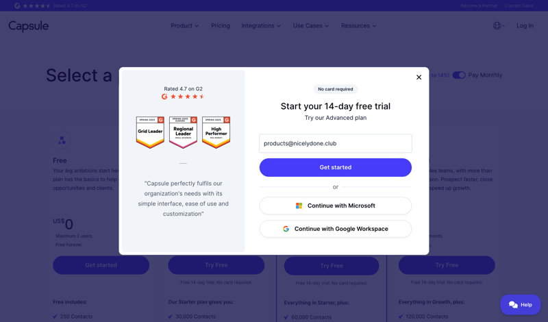 Capsule
			  ux ui design