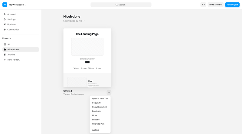 Framer
			         ux ui design