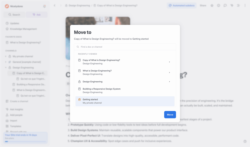 Slite
			  ux ui design