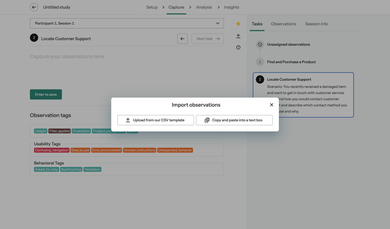 Optimal screen example