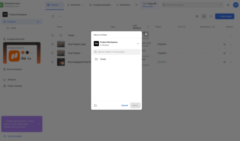 Creatopy screen example