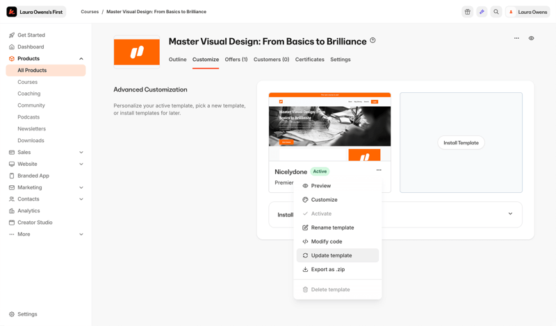 Kajabi
			      ux ui design