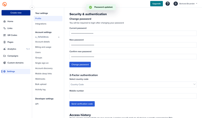 Bitly
			                ux ui design