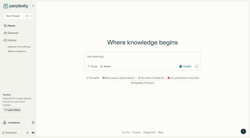 Perplexity
			      ux ui design