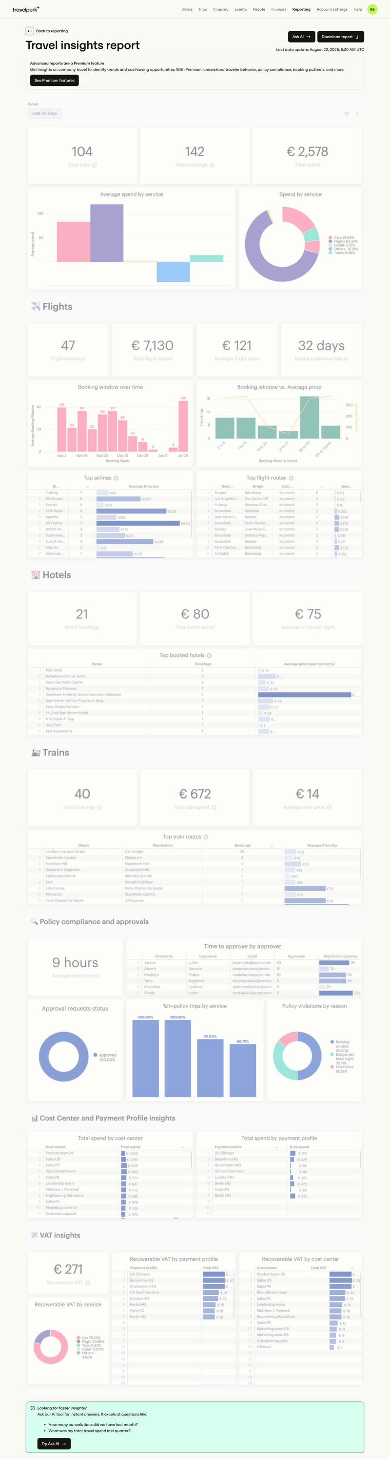 Travelperk screen example