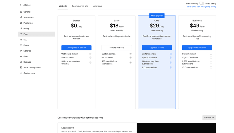 Webflow
			                 ux ui design