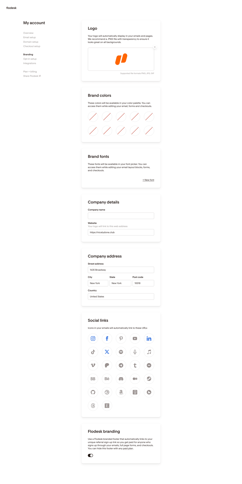 Flodesk
			             ux ui design