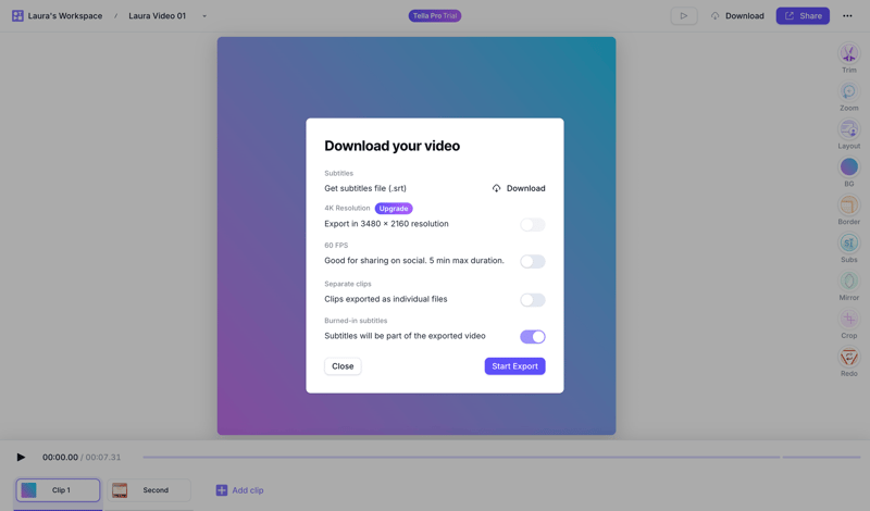 Tella
			   ux ui design