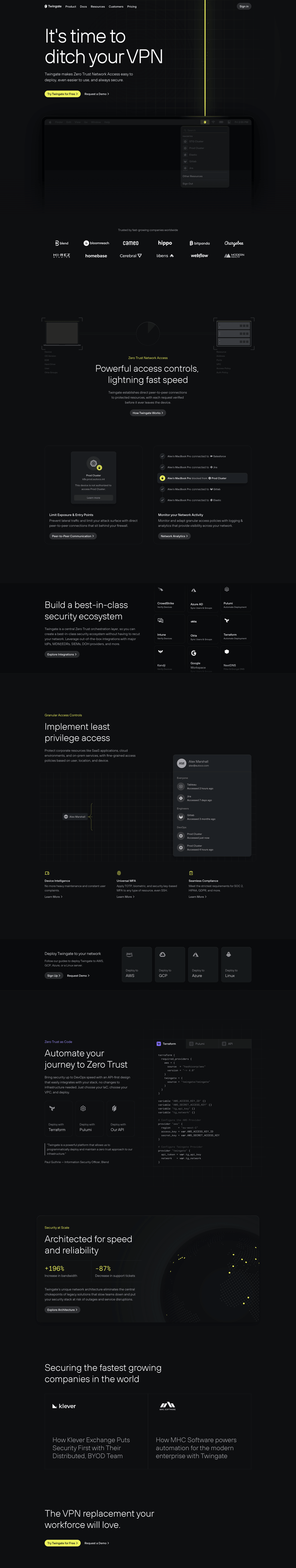 Twingate
			  ux ui design