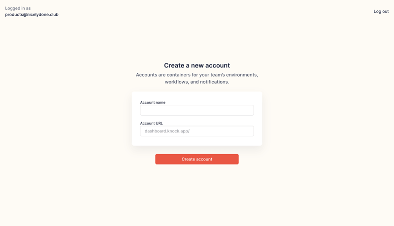Knock
			     ux ui design