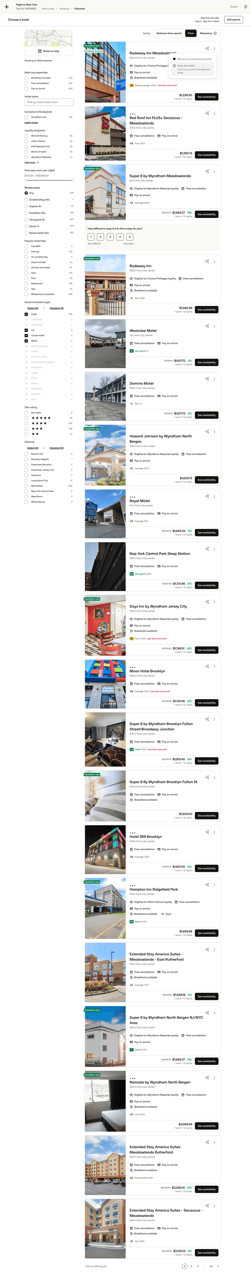 Travelperk screen example